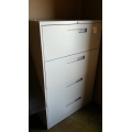 4 Drawer Lateral Filing Cabinet, Locking with Key